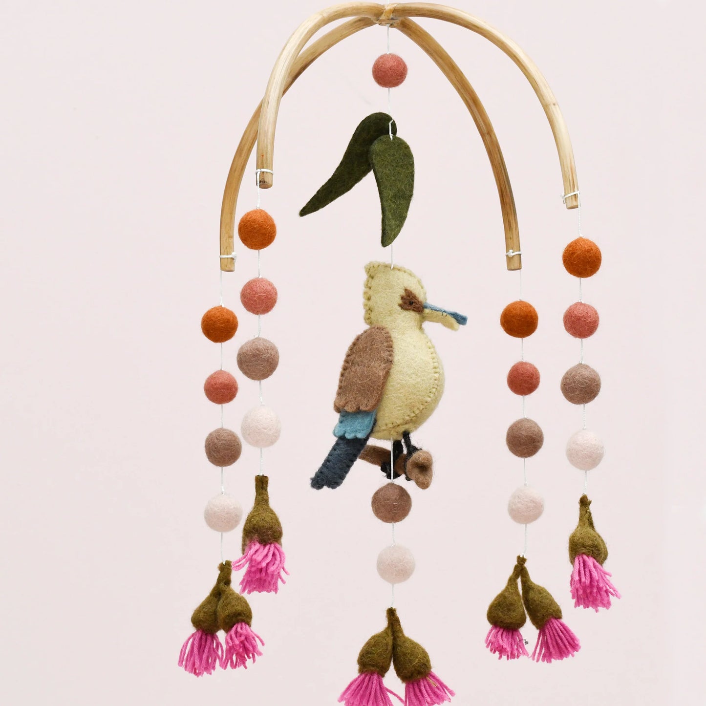 Kookaburra & Gum Blossom Mobile Hanging