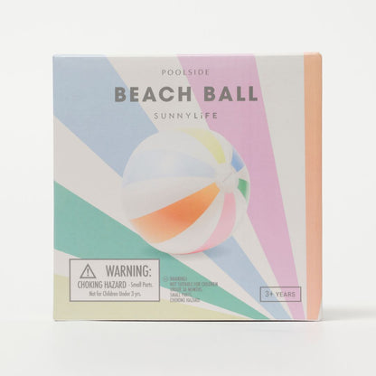 Pool Side Inflatable Beach Ball Pastel Gelato
