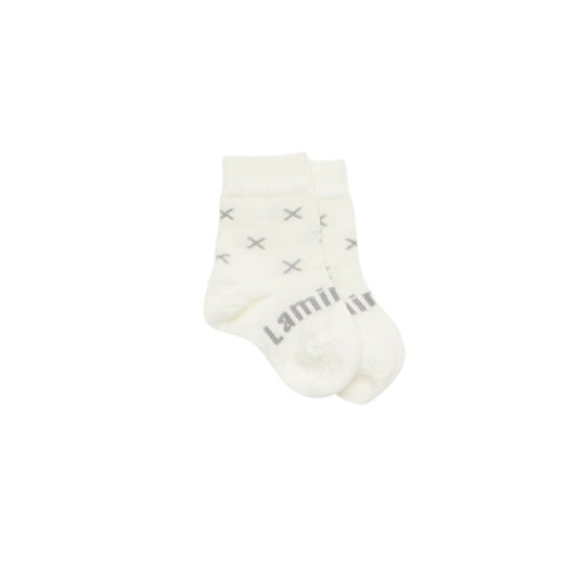 Woollen Crew Socks | Baby | Fox Cream Natural