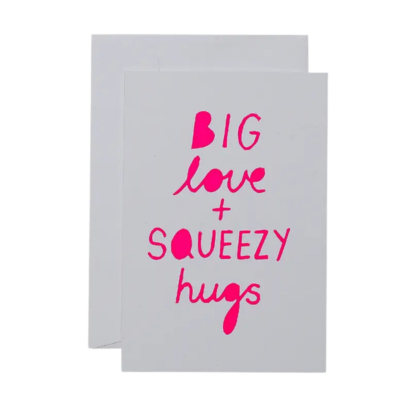 Card -  Big love & squeezy hugs